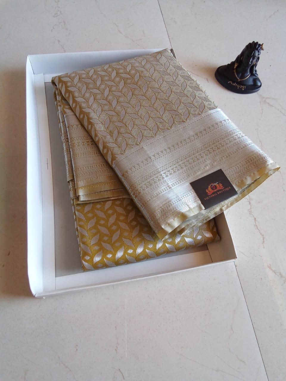 Samuthrika Silver Saree